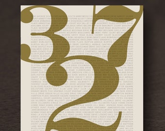 37215 Nashville TN Zip Code Print