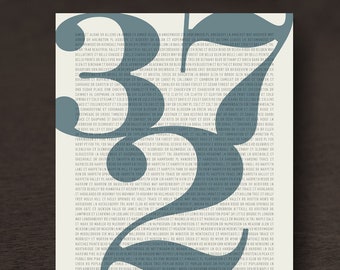 37221 Nashville TN Zip Code Print