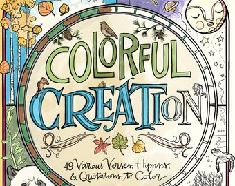 Colorful Creation Spiritual Coloring Book