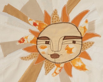 Textile illustrated, Morning Sun Print