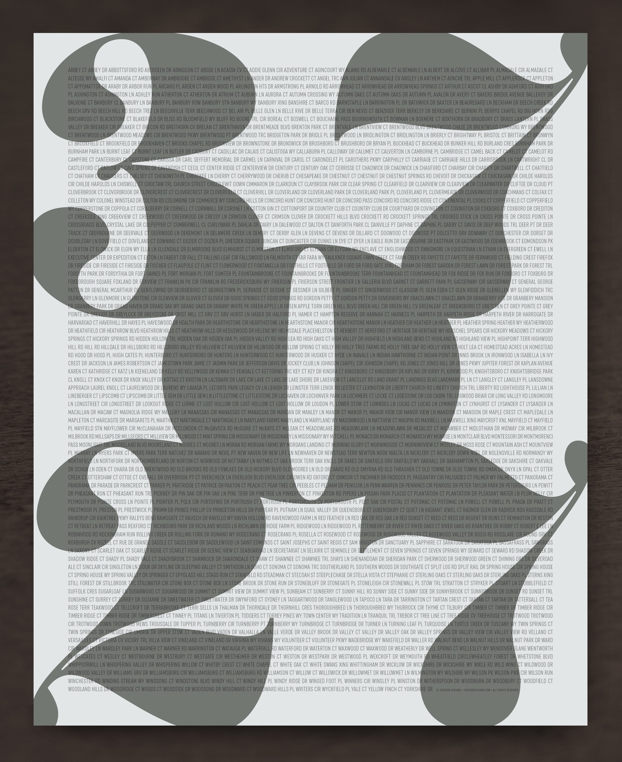 37027 Brentwood TN Zip Code Poster Etsy