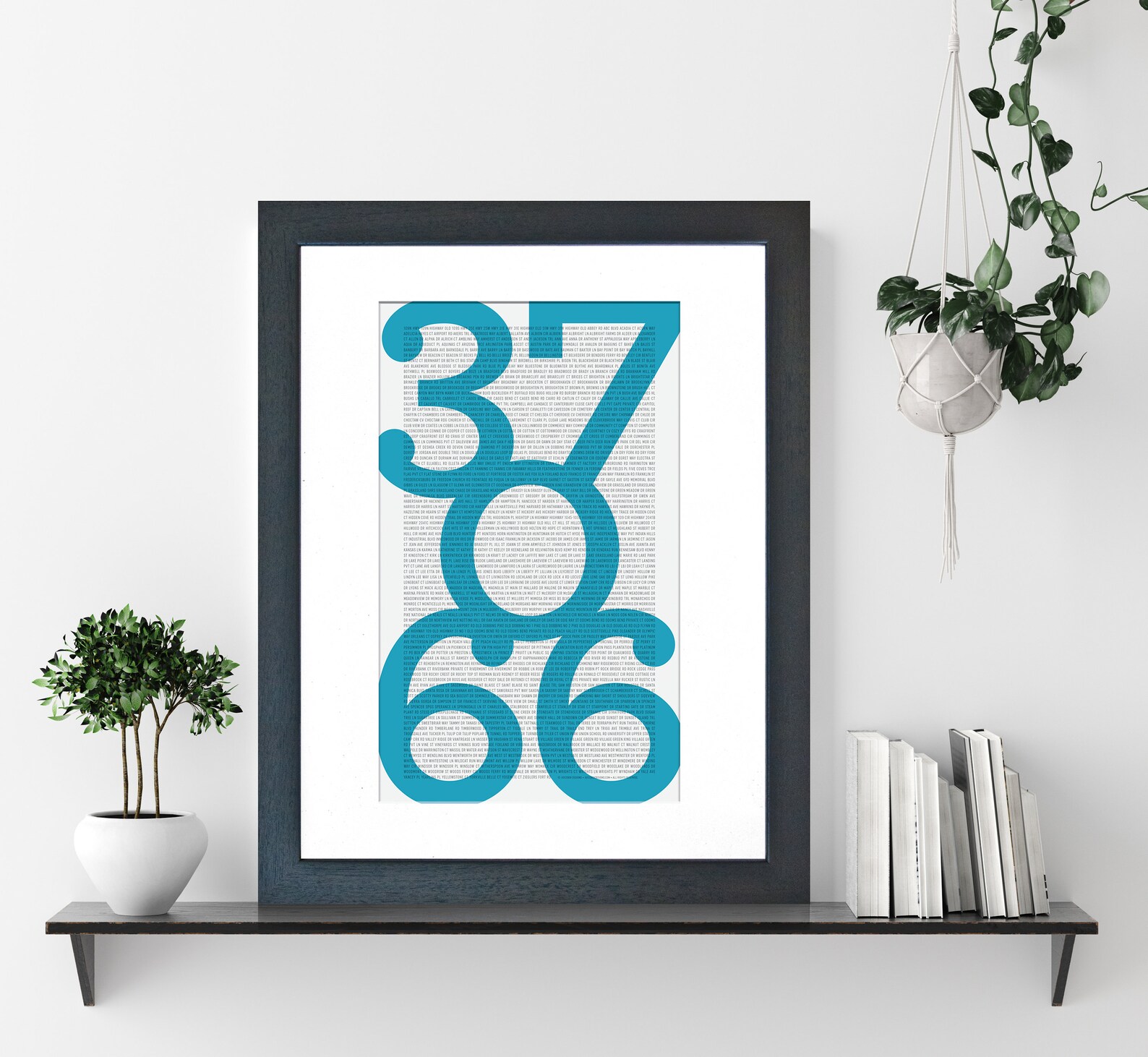 37066 Gallatin TN Zip Code Print Etsy