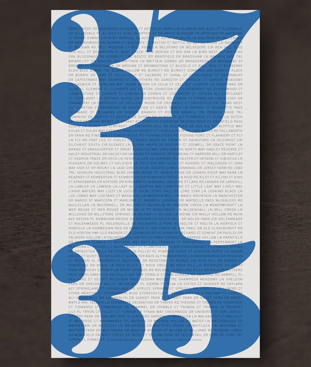 37135 Nolensville TN Zip Code Print Etsy