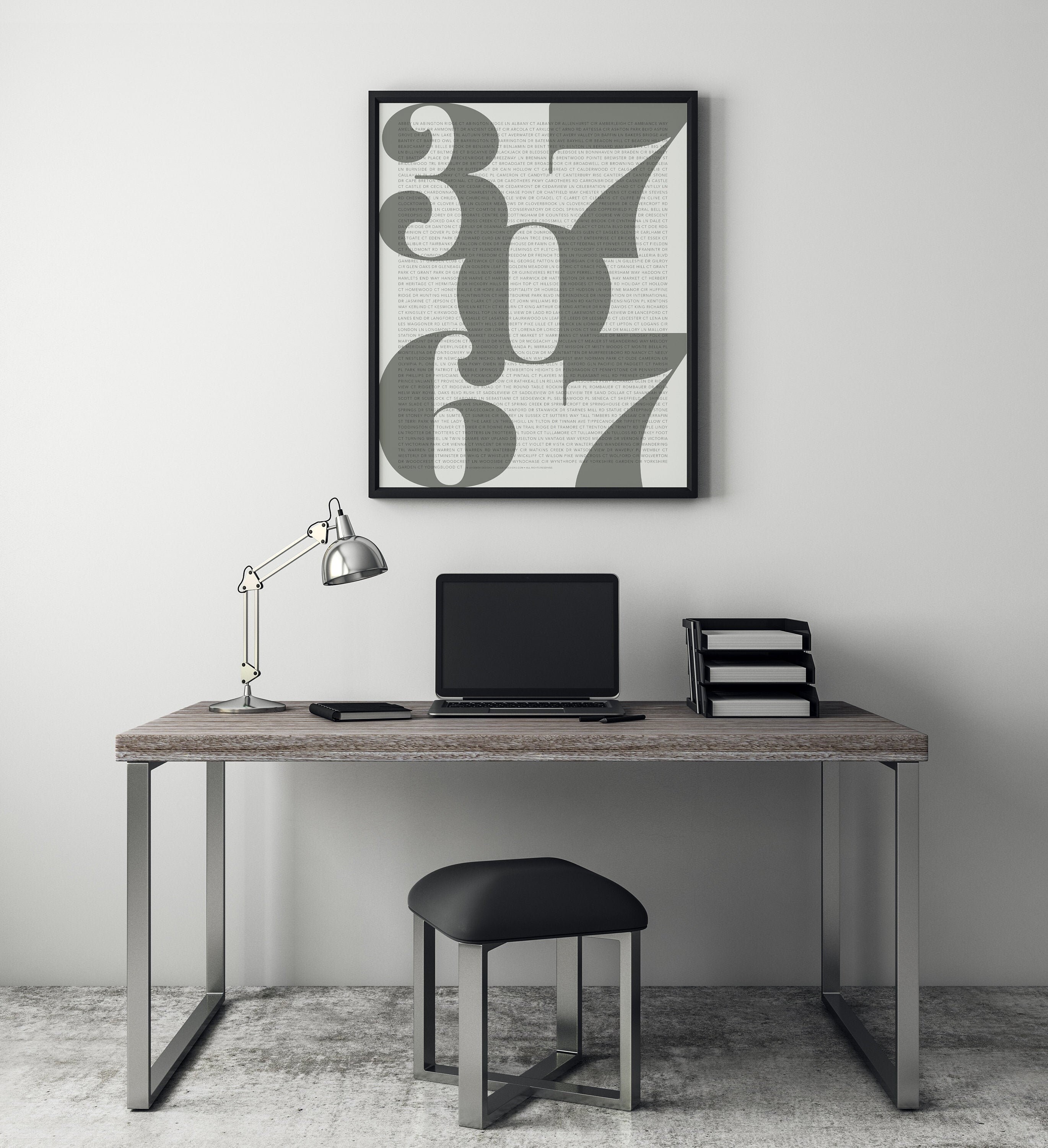 37067 Franklin TN Zip Code Poster - Etsy