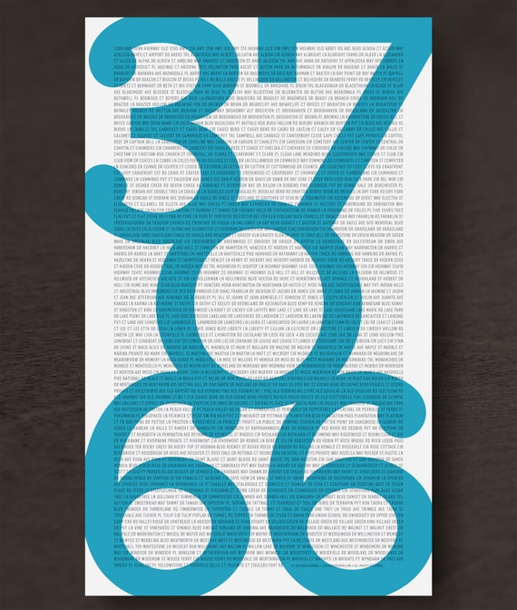 37066 Gallatin TN Zip Code Print Etsy