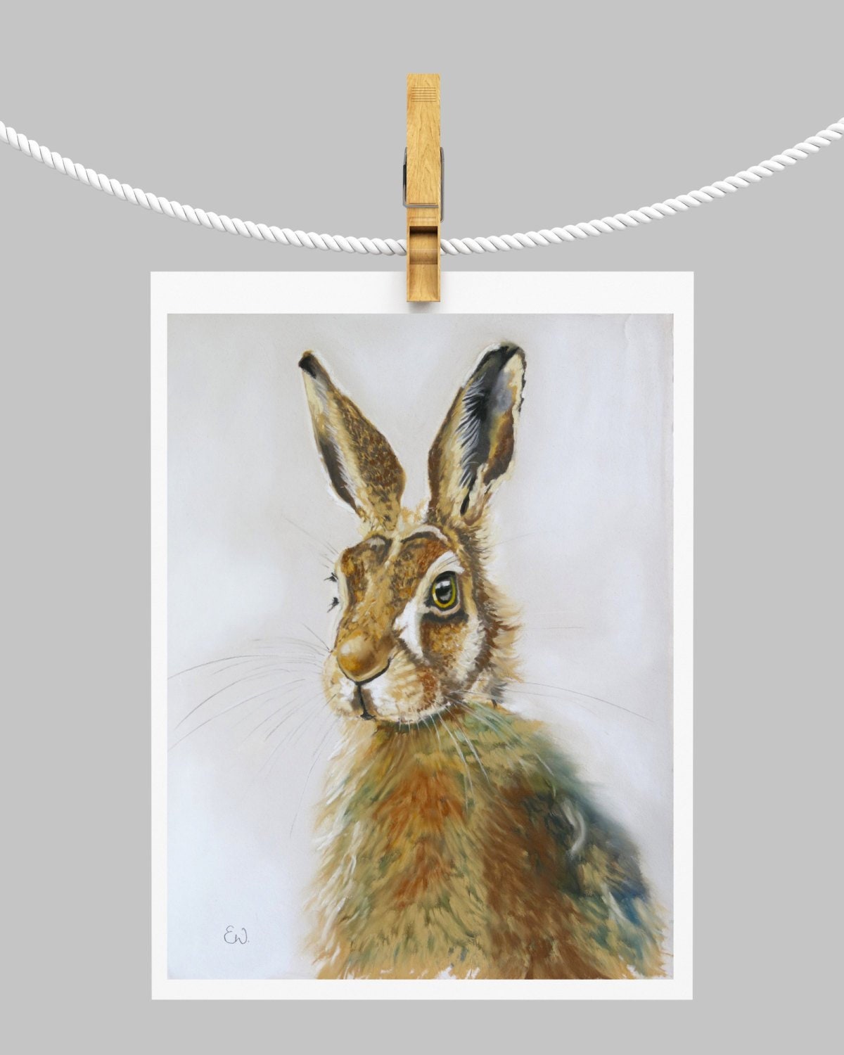 Hare Art Limited Edition Fine Art Print Hare Art Print Etsy