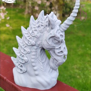 Evil Unicorn Resin Printed Model Kit DIY Unassembled Unsanded Unpainted