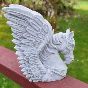 Armored Winged Pegasus Resin Printed Model Kit DIY Unassembled Unsanded Unpainted
