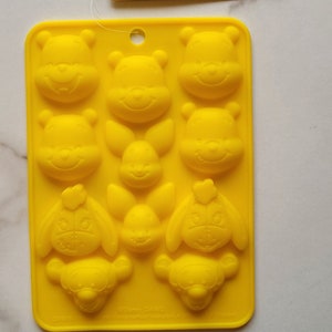 Disney Winnie the Pooh Silicone Mold for Resin Candy Chocolate Clay Crafting