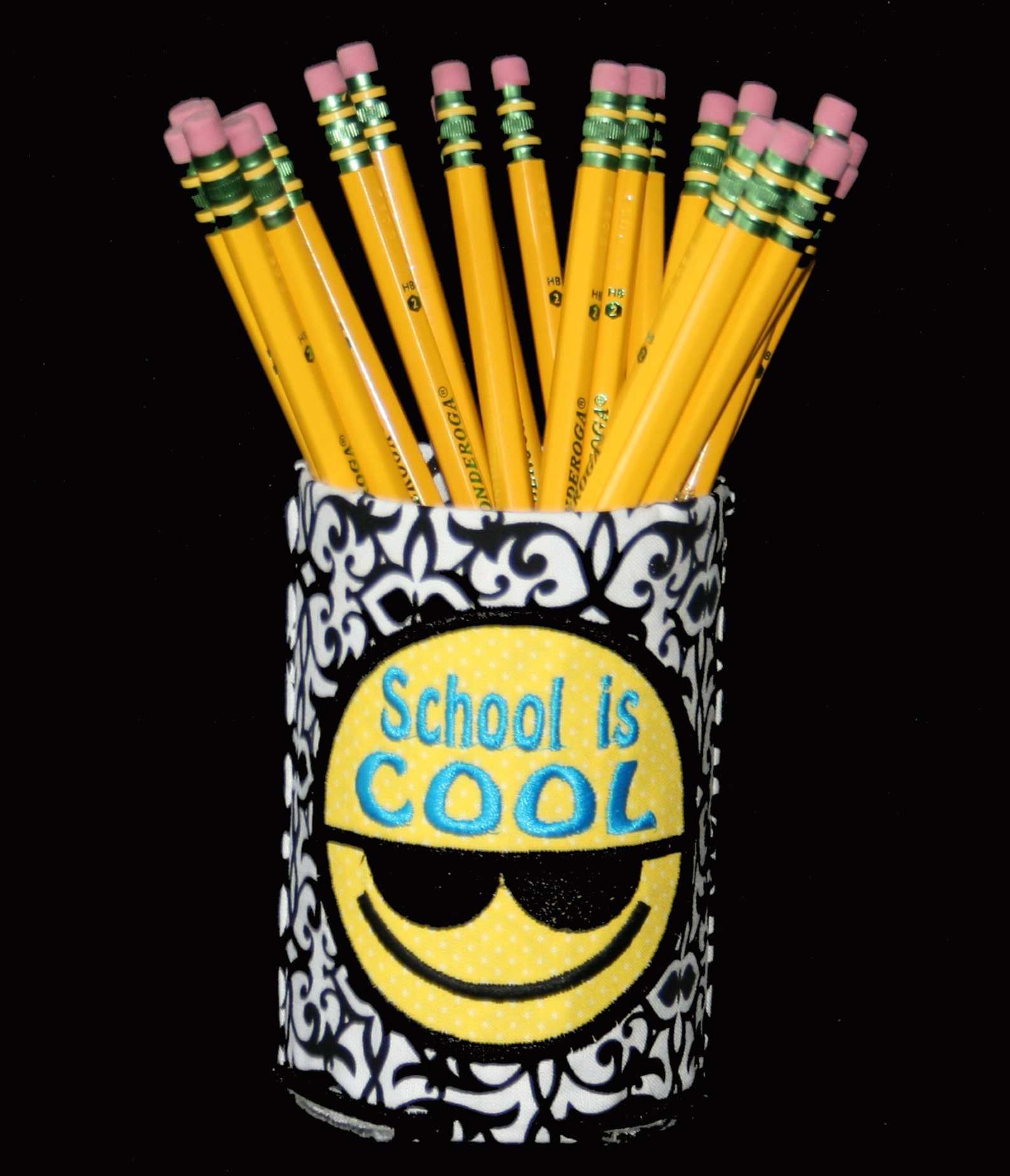 Teacher Pen / Pencil Holder Gifts 100 in the Hoop Machine Etsy