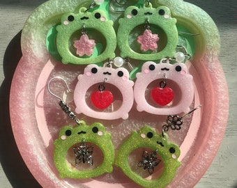 Froggy earrings