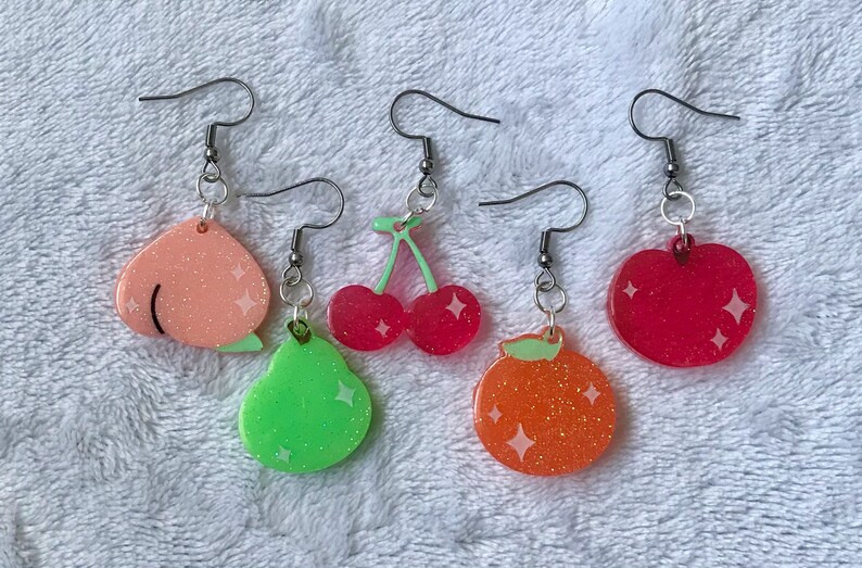 Fruit earrings