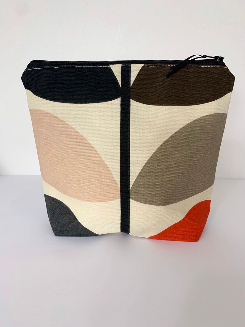 Make Up Bag / Toiletry Bag / Orla Kiely Fabric / choice of Etsy
