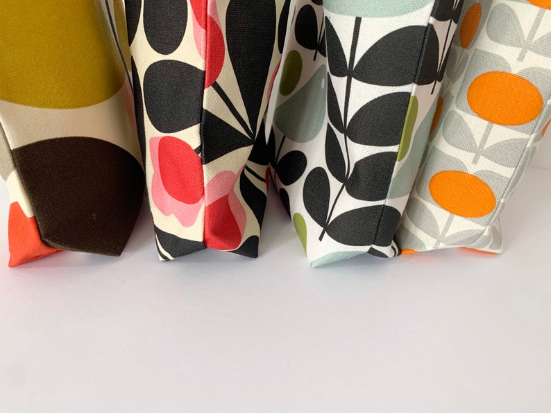 Orla Kiely / Make up Bag / Toiletry Bag / Choice of Fabrics/ Etsy UK