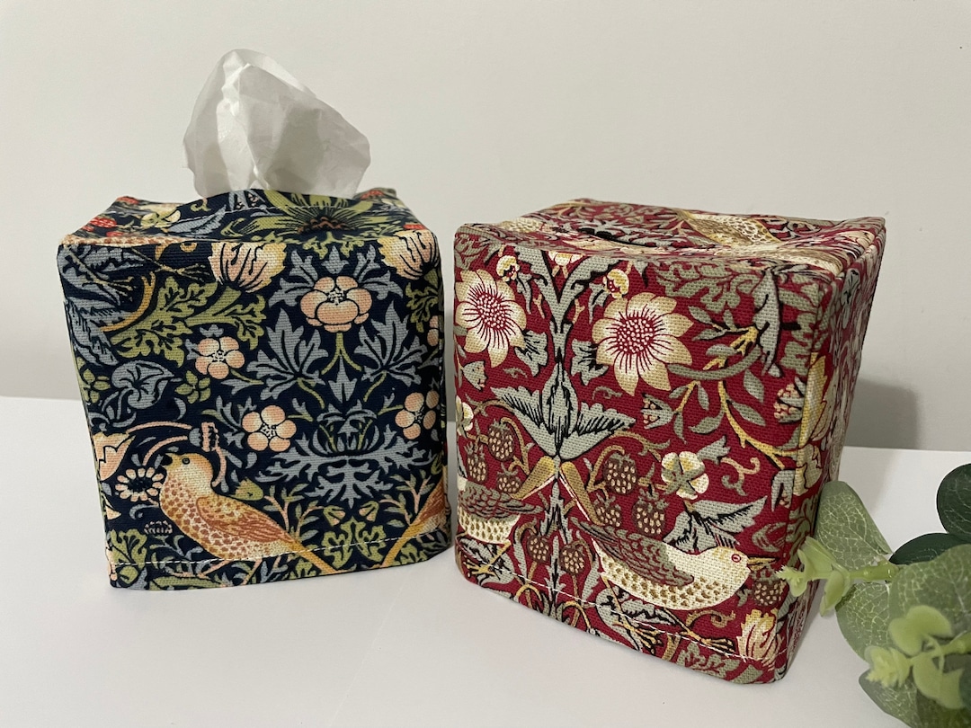 William Morris Funda para caja de pañuelos Decoración del