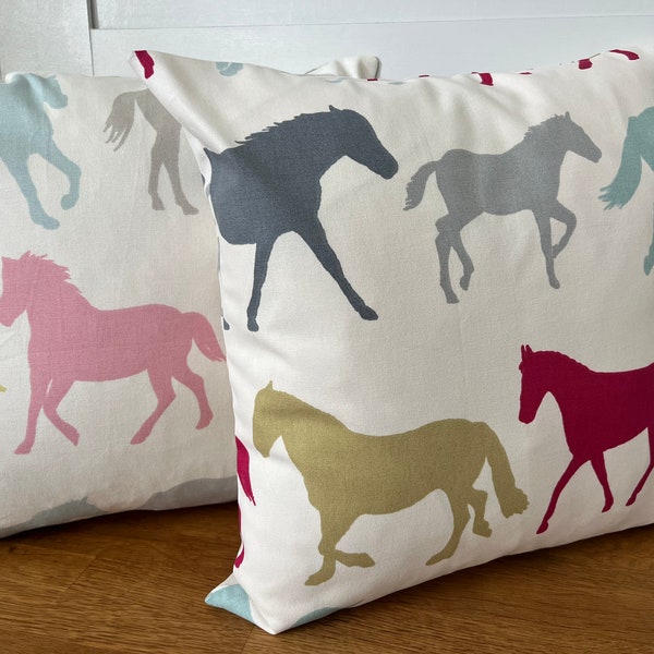 Horse Cushion Cover Etsy