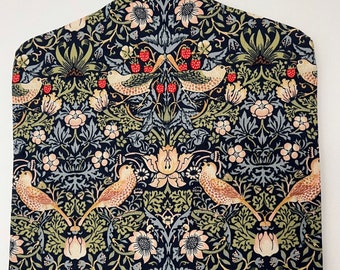 William Morris / Klammerbeutel / Erdbeerdieb Rot / Blau / Weidenzweig Grün / Blau / Bruder Kaninchen Blau/ Rot / Geschenke / Wäsche