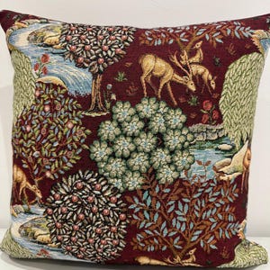 Tapestry Design Heavyweight Luxury William Morris The Brook Fabric 16” Cushion Cover / Reversible / Gifts