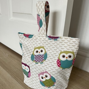 Fryetts Owls-stof / deurstopper / deurgewicht / boekensteun / cadeaus (ONGEVULD)