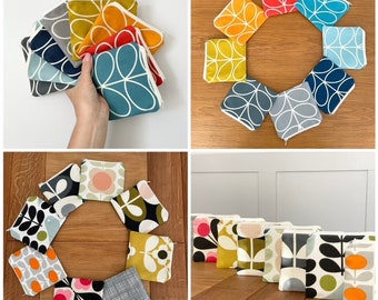 Coin Purse / Scandinavian Style Fabric / Orla Kiely /