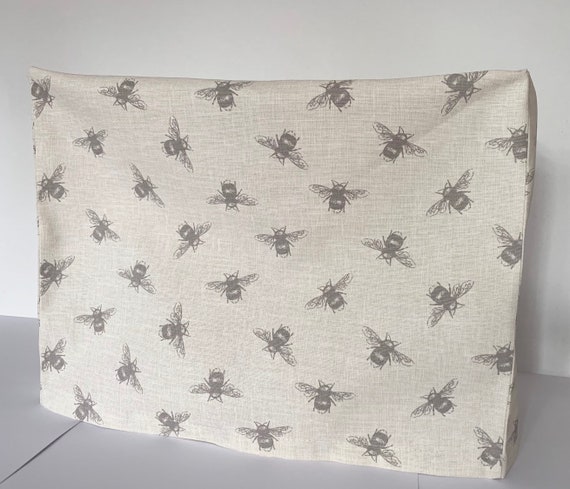 Natural Bee Fabric Sewing Machine Cover/dust Cover 