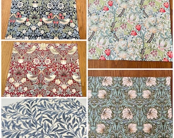 William Morris Fabric /Placemats /Tableware/ Room Dining / Table Decor / 12  choices of fabrics / Gifts