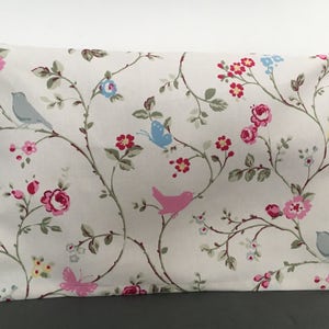 Bird Trail Fabric Shabby Chic Sewing Machine Cover/Dust Cover