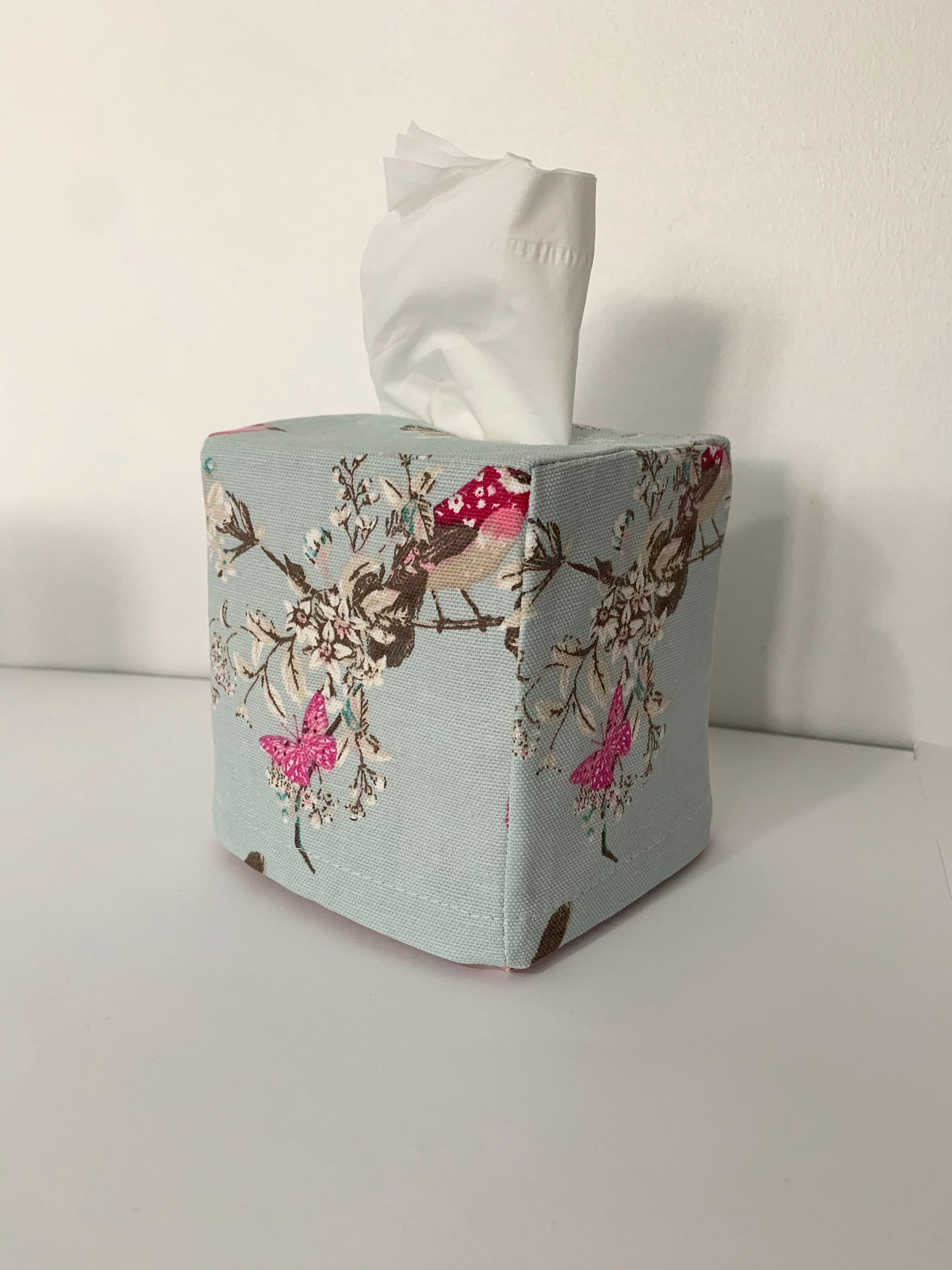 Handmade Fabric Tissue Box Cover / Home Decor / Choice of Etsy