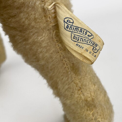 Vintage Mohair boxer dog toy shops stuffed animal