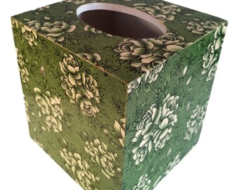 Green Tissue Box Etsy