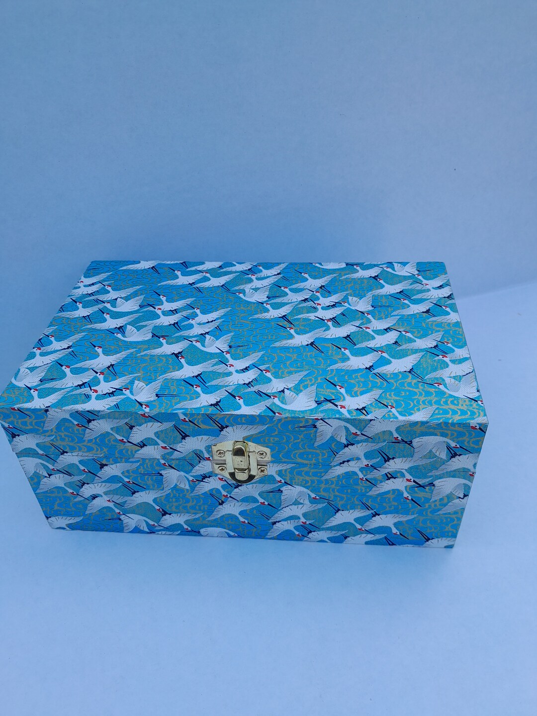 Beautiful Decoupage Wood Keepsake Box Jewelry Box Trinket Etsy