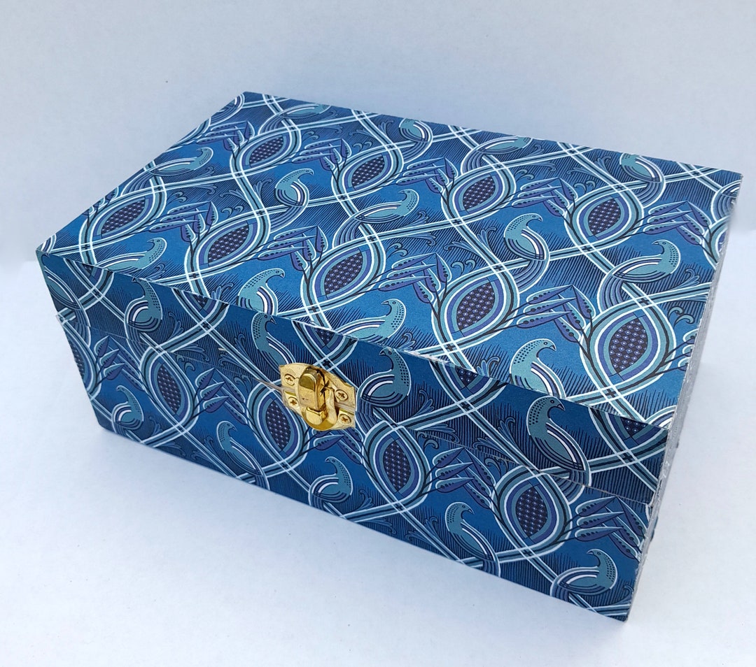 Beautiful Decoupage Wood Keepsake Box Jewelry Box Trinket Etsy