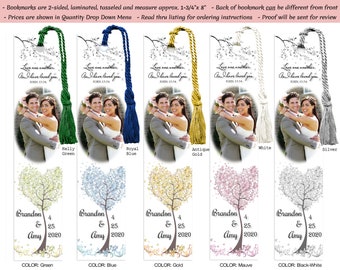 Wedding Bookmark Favors, Photo Bookmarks, Custom Bookmark, Photo Wedding Favors, Reception Favors, Guest Wedding Favor #WPB8