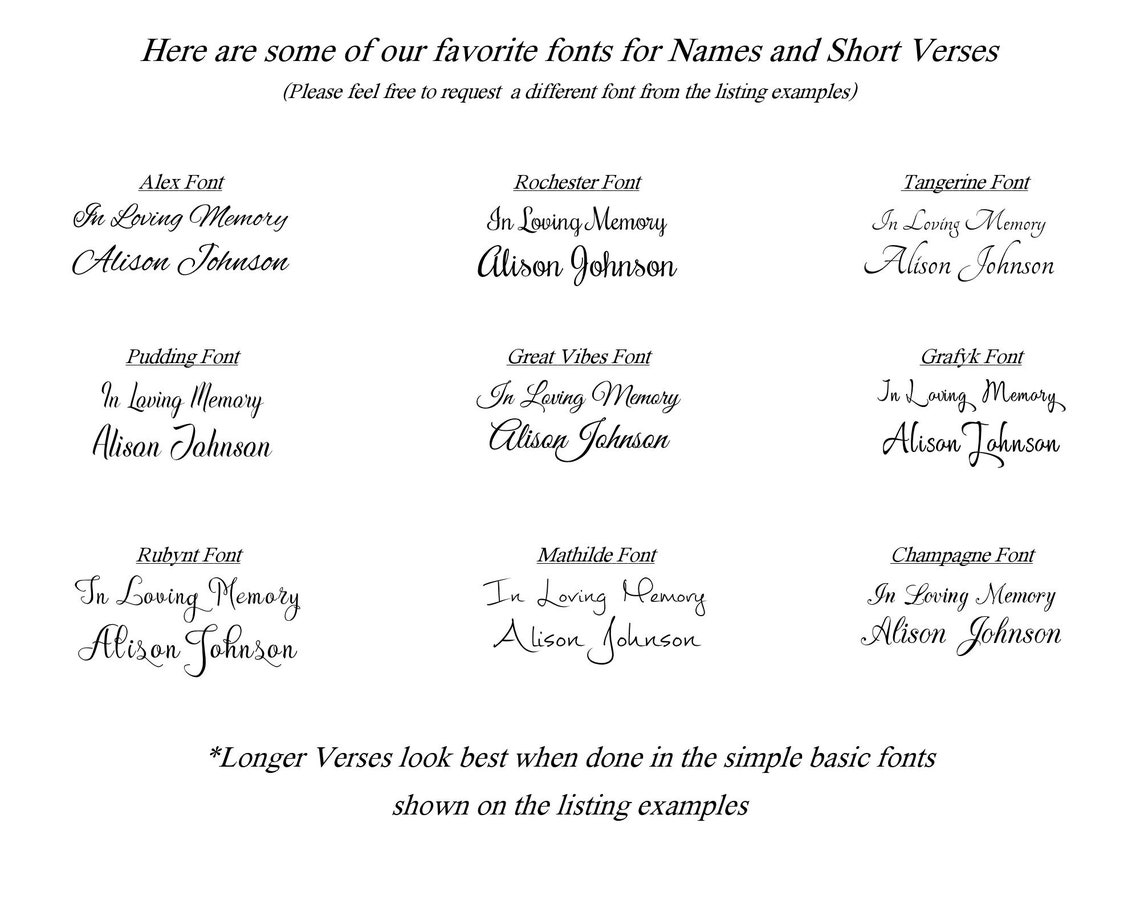 Personalized Memorial Bookmarks Funeral Favors Custom Etsy