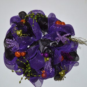 Halloween Front Door Wreath, Halloween Decor