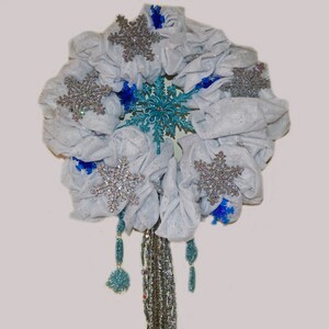 Christmas Wreath, Door wreath, Holiday Wreath,Blizzard Conditions ,Snowflake,  Ready to Ship!