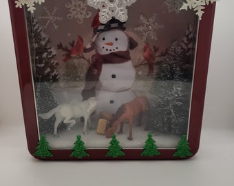 Christmas Horse Diorama