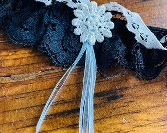 Navy Blue Garter/ bridal garter / wedding garter / lace garter / lace wedding garter /bridal accessory /garter /bride garter