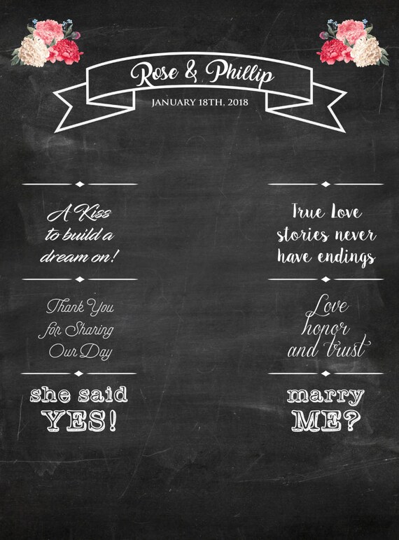 On Sale Custom Banner Wedding Anniversary Engagement Backdrop Etsy