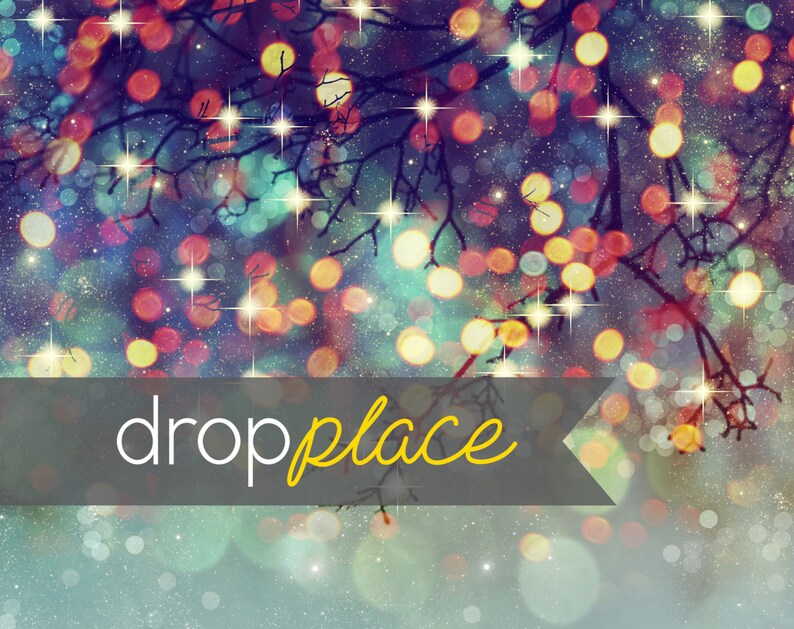 ON SALE Christmas Lights Backdrop Bokeh Holiday Drop Party Etsy