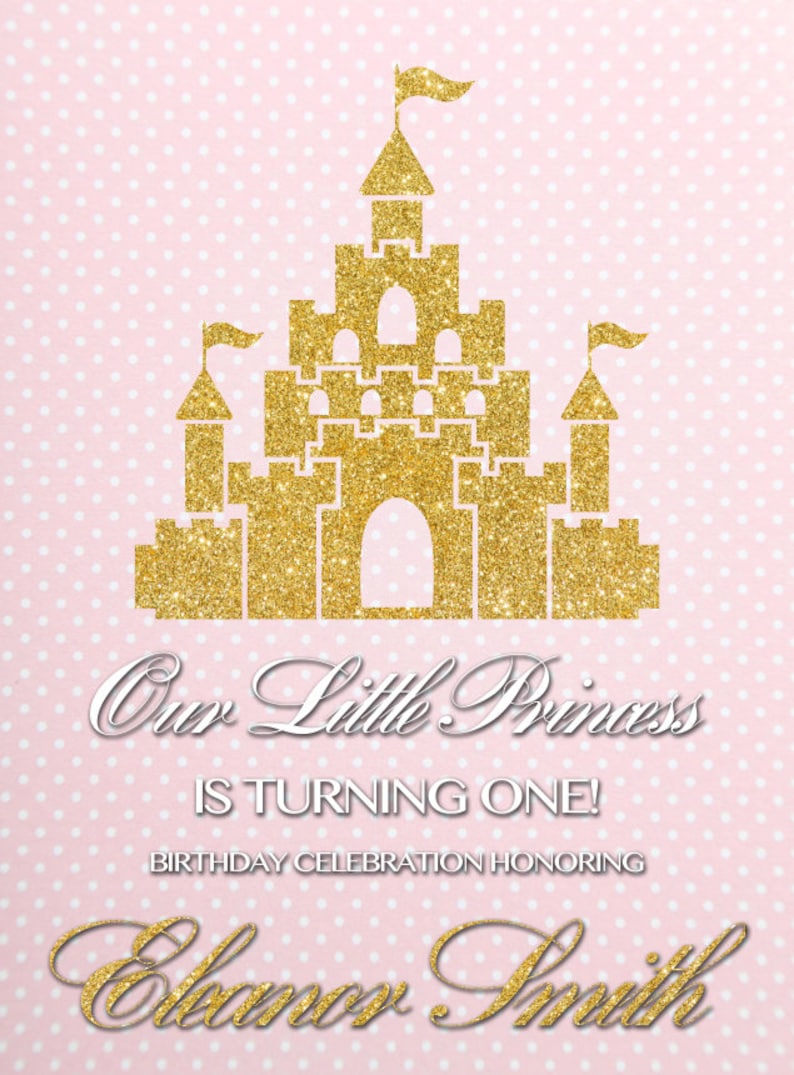 Multiple Sizes /& Materials Available Custom Princess Castle Birthday Backdrop Background Event Photo Booth