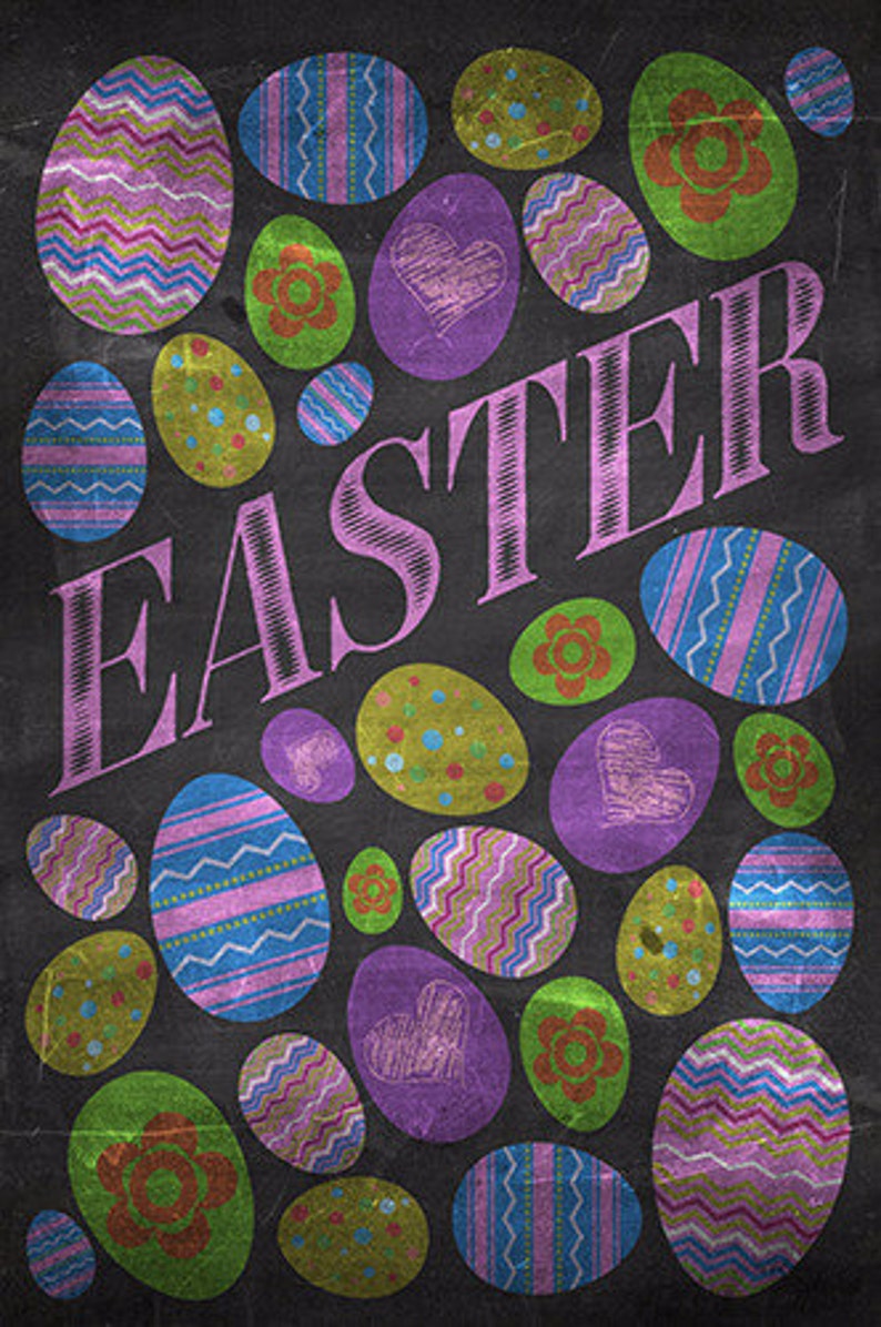 Multiple Sizes Fabric Backdrop Pastel Chalkboard Easter Eggs Floor and Wall Photography Background Washable Material Photo Prop