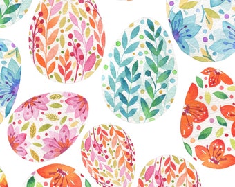 ON SALE Watercolor Easter Eggs Photography Background Portable Washable Material Photo Prop (Multiple Sizes)