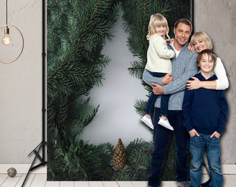 ON SALE Christmas photography backdrop, holiday party photography backdrops