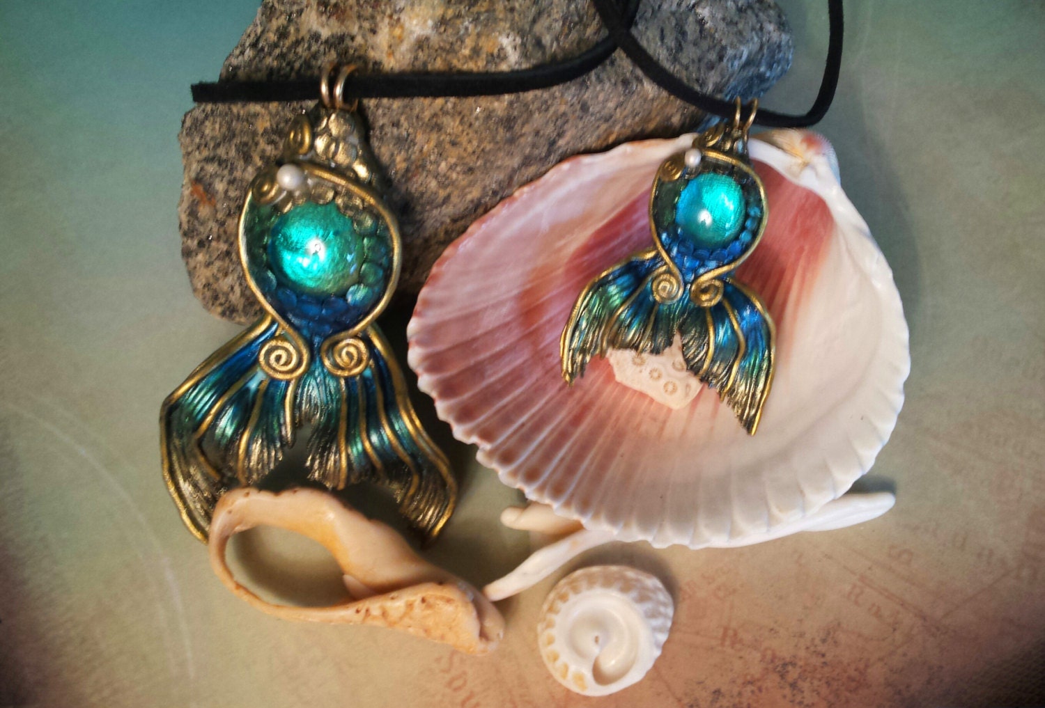 Mermaid Jewelry Necklace 2 sizes available