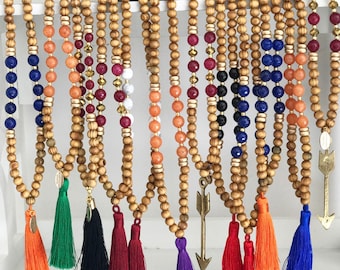 College Gameday Tassel Necklace