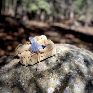 Tan toddler moccasins