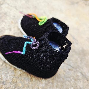 Crochet moccasin slippers
