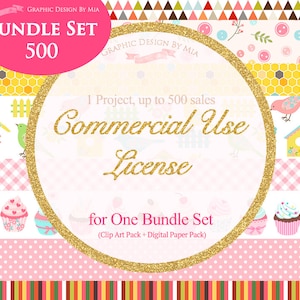 500 Bundle Standard License - 1 Project, up to 500 sales