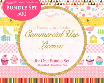 500 Bundle Standard License - 1 Project, up to 500 sales